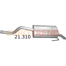 Глушник Renault Clio 1.5 dCi / 1.9 dCi