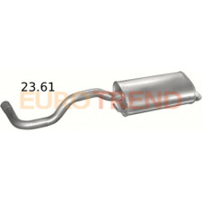 Глушник Seat Ibiza 1, 4 / 1.6 / 2.0i, 1.9D / 1.9TD