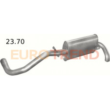 Глушник Seat Arosa 1.4 TDi, 1.7 SDI, Volkswagen Lupo 1.4 TDi, 1.7 SDI