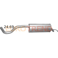Глушник Skoda Roomster 1.4 TDi / 1.6 TDi