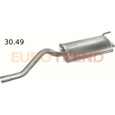 Глушник Volkswagen Caddy / Seat Inca 1.4 - 1.9D / 1,6