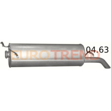 Глушник Citroen Xantia 1.9 Turbo Disel 01, 2.0 HDi, 2.1 Turbo Disel