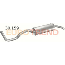 Глушник Volkswagen Polo 1.4, 1.8i. / Seat Cordoba