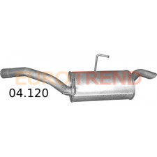 Глушник Citroen Jumpy / Fiat Scudo / Peugeot Expert / Lancia Zeta / Peugeot 806 / Citroen Evasion