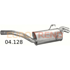 Глушник Citroen Джампи 1.9TD, 2.0HDi TD, Fiat Scudo 1.9TD, 2.0 JTD TD, Peugeot Expert 1.9TD, 2.0HDi TD