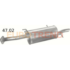 Глушник Kia Sephia 1.5i / 16i SD хетчбек