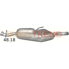 Глушник Saab 9 - 3 2.0i, 2.3i Turbo, 900 2.0i , 2.3i 16V