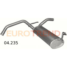 Глушник Citroen C1 / Pegueot 107 / Toyota Aygo 1.4 HDI TD