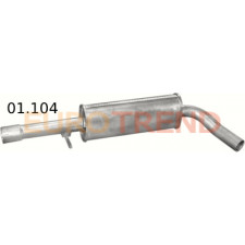 Резонатор Ауді А3 1.8, Volkswagen Golf 4 1.6 / 1.8i, 2.0i, Skoda Octavia, Сеат Толедо 1.8i, Volkswagen Beetle