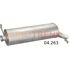 Глушник Citroen C5 1.8i / 2.0i / 2.0HPi