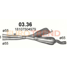 Резонатор BMW 520i / BMW 525i / BMW 530i