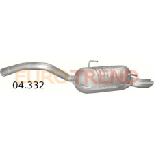 Глушник Citroen C8 2.2 Hdi /, Fiat Ulysse 2.2 JTD / Lancia Pedra 2.2 JTD / Peugeot 807 2.2 Hdi