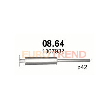 Резонатор Ford Focus / Ford C - Max 1.4i, 1.6i / Volvo C30 / Volvo S40