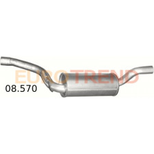 Резонатор Ford Focus 2.0 TDCi, Ford Focus C - Max 2.0 TDCi, Volvo S40 2.0 TDi, Volvo V - 50