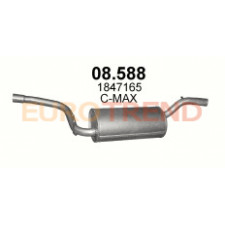 Резонатор Ford Focus 3 / Ford C - Max 1.0 Ecoboost