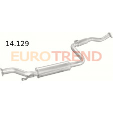 Резонатор Mitsubishi Carisma 1.6i, 1.8i , 1.9TD / Volvo S40 / Volvo V40 1.9TD