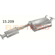 Резонатор Nissan Terrano 88 - 93 2.7TD SWB