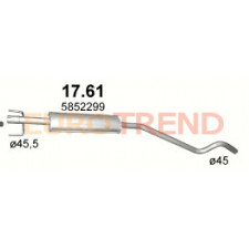 Резонатор Opel Astra G / Opel Astra H 1.4i 16V