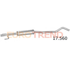 Резонатор Opel Corsa C 1.2i, 1.4i / Opel Tigra 1.4i
