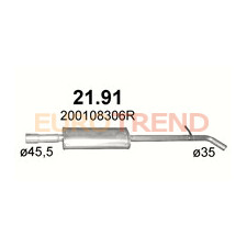 Резонатор Renault Clio 1V 1.2i