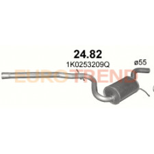 Резонатор Skoda Octavia 2 2.0 Tdi / Volkswagen Golf 5 / Volkswagen Polo 3 2.0 TDi