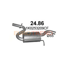 Резонатор Skoda Octavia 2 1.4 Tsi / Volkswagen Golf 6 / Volkswagen Jetta 1.4 TSi