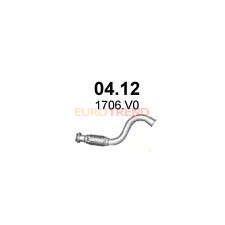 Приймальна труба Citroen C4 1.6 HDi / Peugeot 308 1.6 HDi