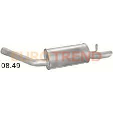 Приймальна труба с гофрой Ford C - Max / Focus / Volvo C30 / Volvo S40 / Volvo V50