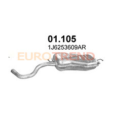 Глушник Audi А3 1.8, Volkswagen Golf 4 1.6 FSi, 1.8i, 2.0i, Seat Leon, Volkswagen Beetle