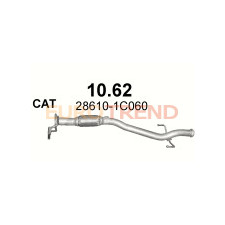 Приймальна труба Hyundai Getz 1.3i