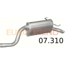 Глушник Fiat Idea 1.4i