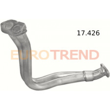 Приймальна труба Opel Astra F / Opel Vectra A 1.7D