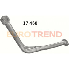 Приймальна труба Opel Kadett 1.6D