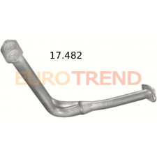 Приймальна труба Opel Kadett 1.7 D