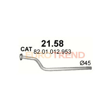 Приймальна труба Renault Megane 3 1.5 dCi / Renault Scenic 3 1.5 dCi