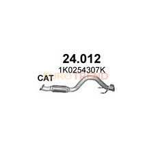 Приймальна труба Volkswagen Golf / Jetta / Passat / Scirocco / Audi A3 / Seat Altea / Leon / Skoda SuperB / Octavia