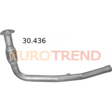 Приймальна труба Volkswagen Polo 1.0i, 1.3i, 1.4i / Lupo 1.0i / Seat Aros 1.0i, 1.4i