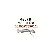 Приймальна труба Kia Ceed 1.4i 16V / 1.6i 16V