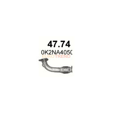 Приймальна труба Kia Carens 1.8i