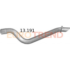 Вихлопна труба кінцева Mercedes Vito - 639 109 CDil, 111 CDil, 115 CDi