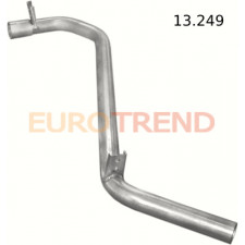 Вихлопна труба кінцева MERCEDES MB 100D SWB 2450