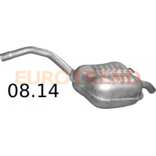 Глушник Ford Mondeo / Ford Galaxy / Ford S - Max