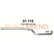 Вихлопна труба середня Ауді А3 2.0 TDi / Seat Altea, Seat Leon / Volkswagen Golf 5