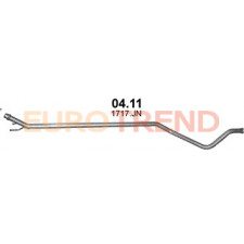 Вихлопна труба середня Citroen C4 1.6 HDi / Peugeot 308 1.6 Hdi