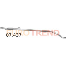 Вихлопна труба середня з гофрою Fiat Grande Punto 1.3 MJTD / Opel Corsa D 1.3 CDTi