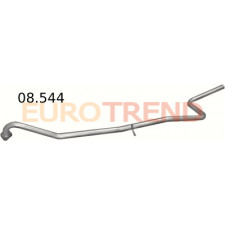 Вихлопна труба середня Ford Fiesta / Fusion, Mazda 2 1.4 TDCi / CiDT