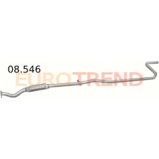 Вихлопна труба середня з гофрою Ford Ka 1.3i хетчбэк