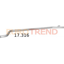 Вихлопна труба середня Opel Vivaro / Renault Trafic /, Nissan Primastar 1.9 dCi