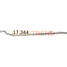 Вихлопна труба середня Opel Corsa D 1.3