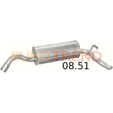 Глушник Ford Escort 1.4 / 1.6 хетчбек